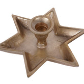 Laura Ashley Star Gold Candle Holder Small Set of 3